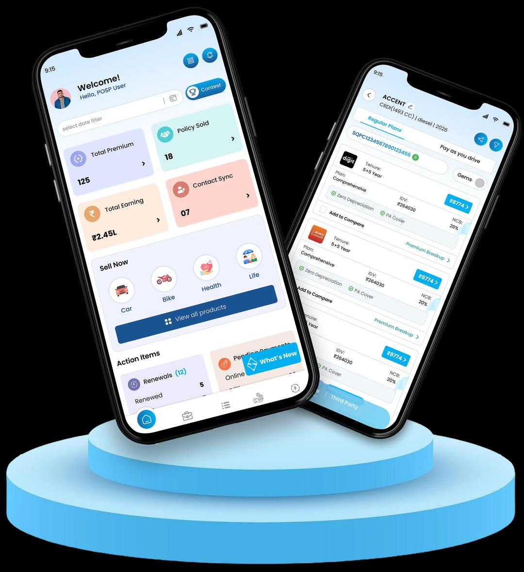 Square Insurance POSP Mobile App Square Insurance POSP Mobile App